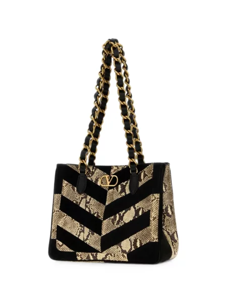 Geantă shopper Valentino Garavani negru