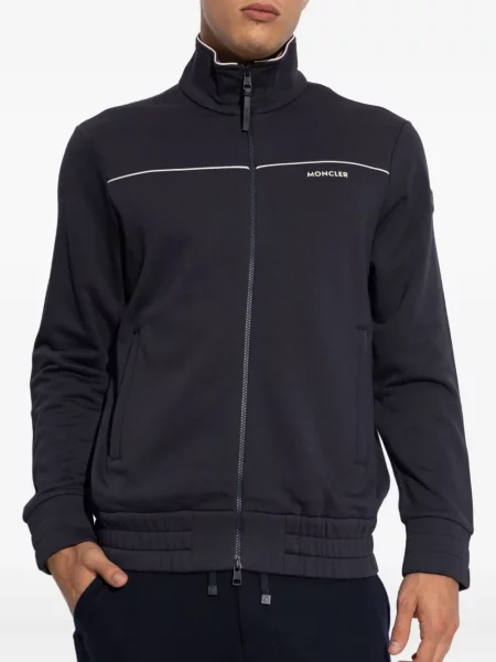 Geacă Moncler din fleece albastru