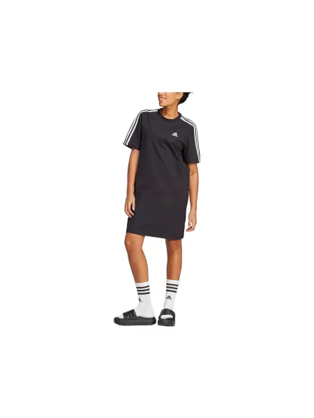 Rochie tip cămașă Adidas negru
