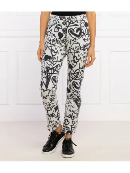 Pinko Blugi GAIA 8 | Boyfriend fit alb