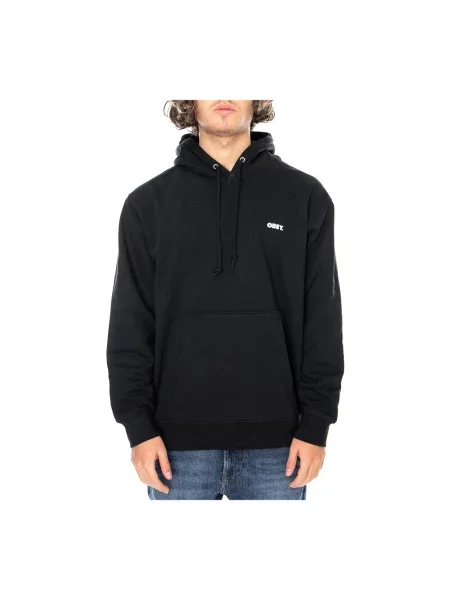 Bluza z kapturem Obey polarowa z kapturem czarna