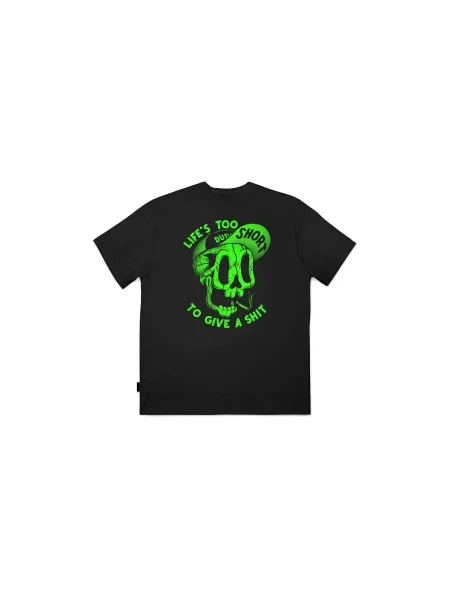 The Dudes Too Short Smokes Neon Classic T-Shirt Mężczyźni Koszulki The Dudes Size: XL czarny
