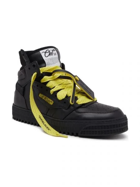 OFF-WHITE De piele sneakers alb