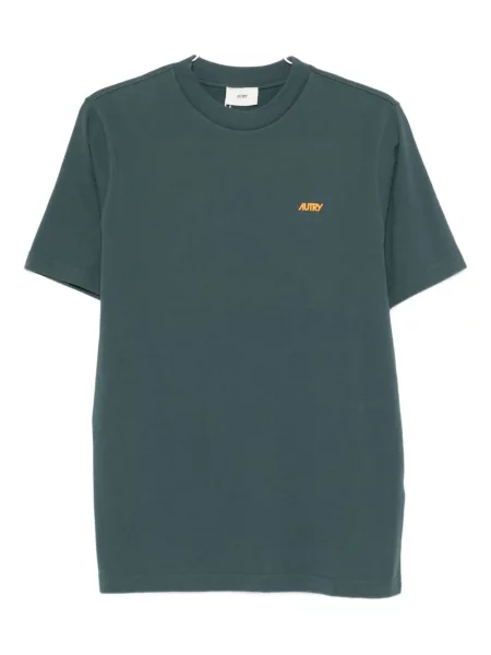 Tricou Autry cu broderie verde
