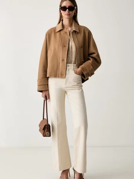 MICHAEL Michael Kors bluză pentru femei bej