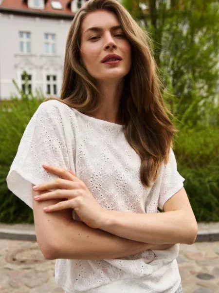 Tricou Marisse alb