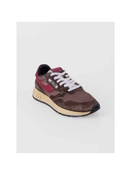 Sneakersy Autry skórzane brązowe