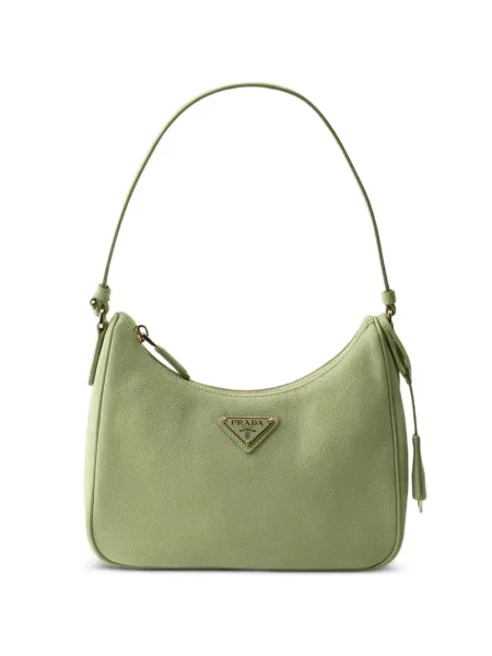 Geantă Prada din piele verde