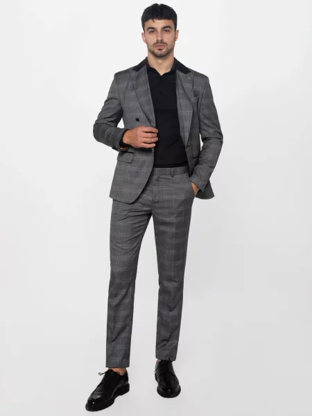 Костюм Andreas Moskin в деловом стиле серый