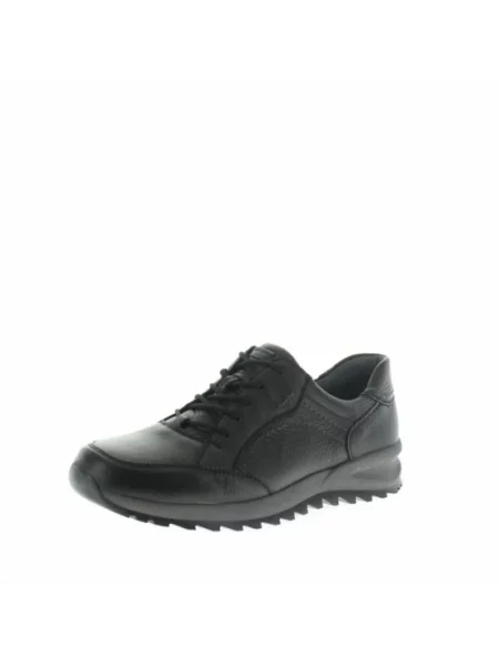 Sneakersy Waldläufer skórzane czarne