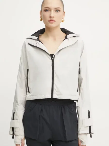 PLEIN SPORT kurtka przejściowa oversize SAEC beżowy