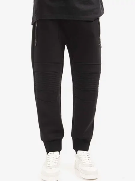 Spodnji del trenirke Neil Barrett Skinny Low Rise Swatpants črna