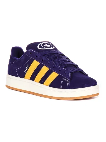 Sneakersy Adidas Campus zamszowe retro fioletowe