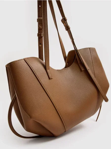 Mohito Shopper stiliaus rankinė smėlio