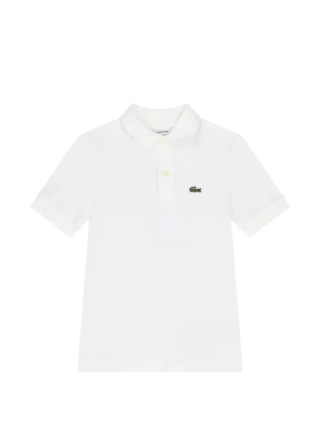 Koszulka polo dziecięca Lacoste biała