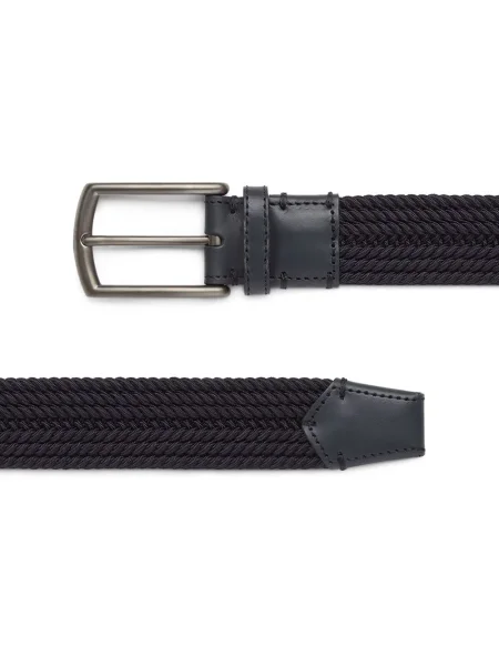 Curea Zegna din canvas albastru