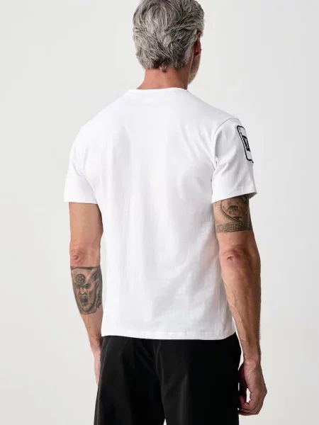 Alpha Industries T-shirt Black Devils biała