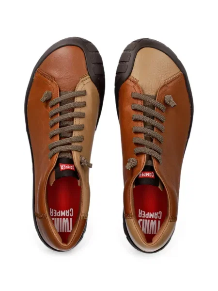 Sneakerși Camper din piele maro