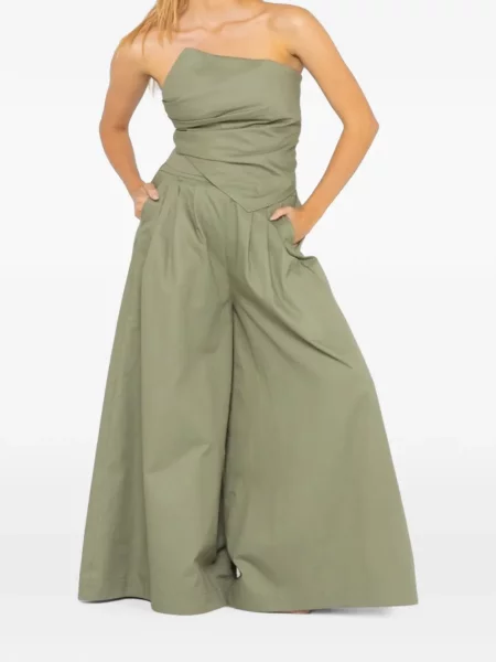 Pantaloni palazzo Jbq verde
