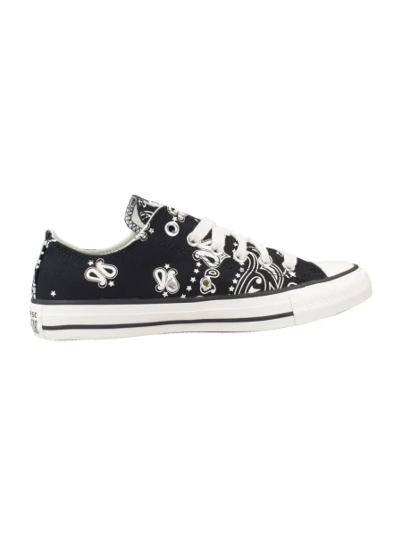 Pantofi Converse cu model paisley negru