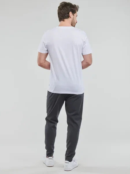 V-nyakú póló Jack & Jones fehér