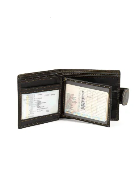 Кожаный кошелек Royalbag коричневый