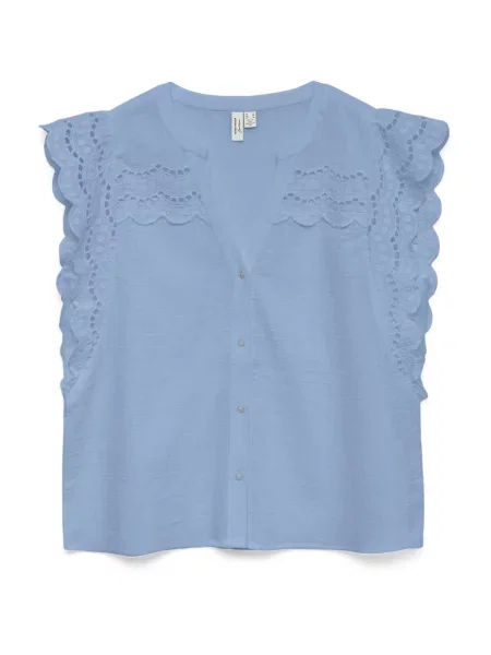 VERO MODA Bluză deschis albastru