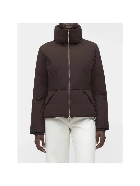 Páperová bunda Armani Exchange hnedá