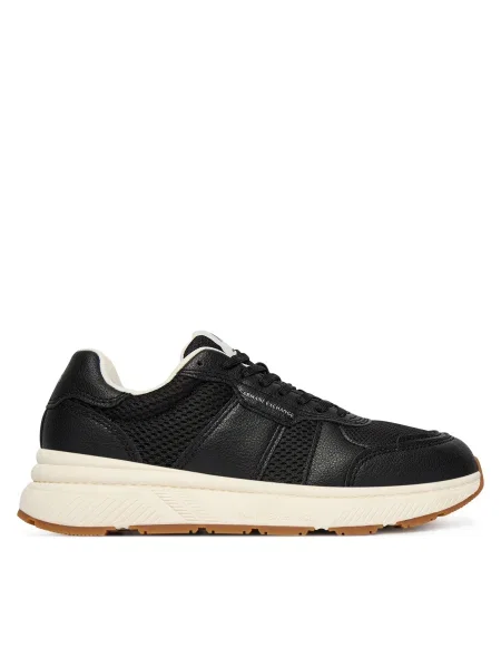 Sneakerși Armani Exchange negru
