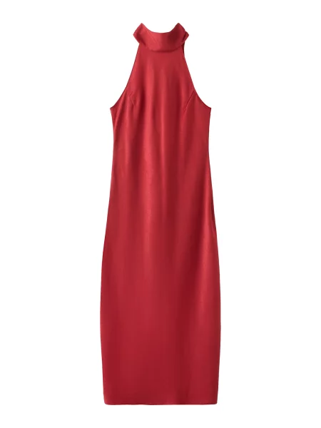 MANGO Rochie de seară CHOCO sângeriu