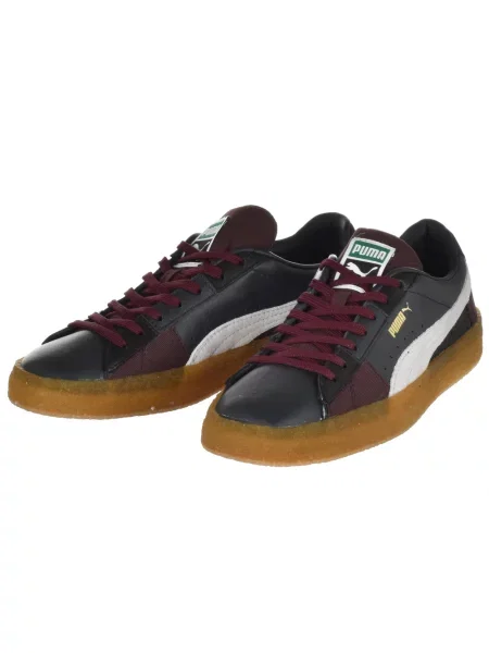 Pantofi Puma din piele de căprioară negru