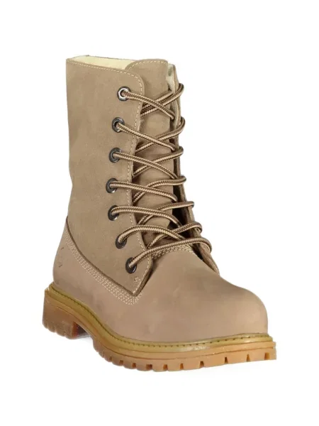 Botine Lumberjack cu șireturi din dantelă