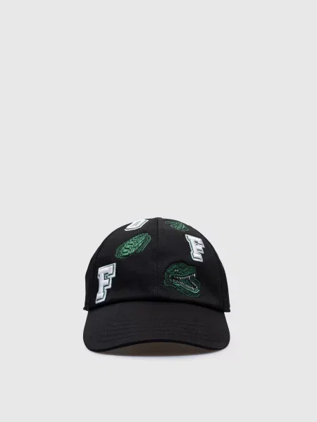 Кепка Crorco з нашивками логотипа Off-white чорна