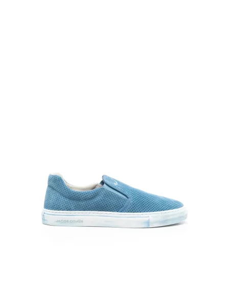 Sneakersy Jacob Cohen wsuwane niebieskie