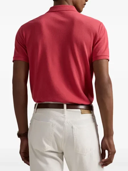 Ριγέ polo Polo Ralph Lauren με κουκούλα με αυτόγραφο λευκό