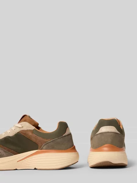 Sneakersy z naszywką z logo i wytłoczeniem model Blauer