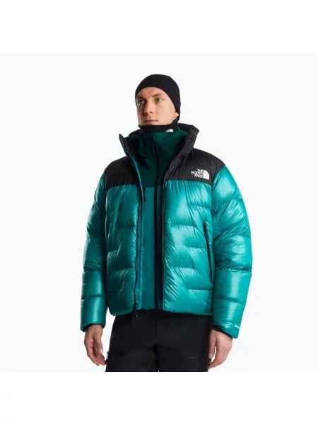 Geacă cu puf pentru bărbați The North Face Summit Nuptse restorative teal/tnf black negru