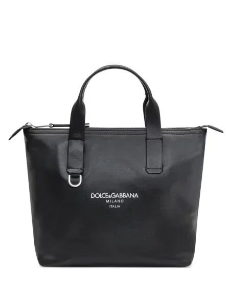 Geantă Dolce & Gabbana cu imagine negru
