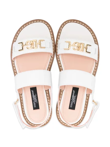 Sandały dziecięce Dolce And Gabbana białe