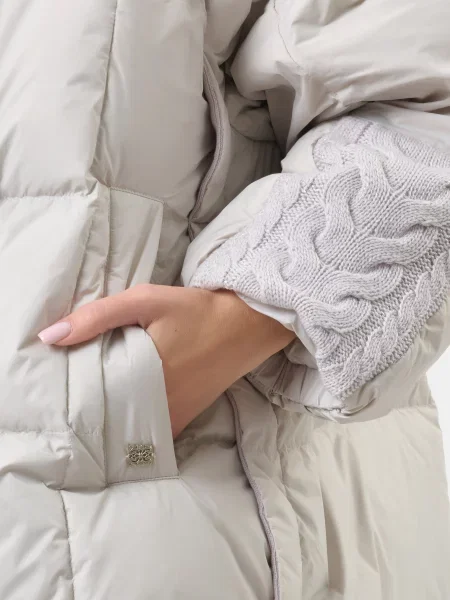 Пуховик Panicale Cashmere сірий