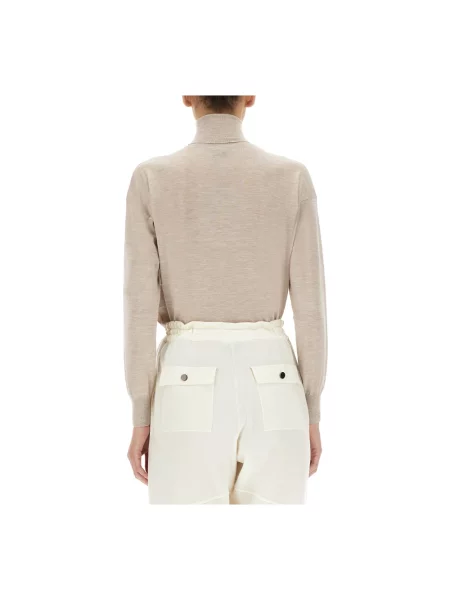 Sweter z golfem Tom Ford do golfa beżowy