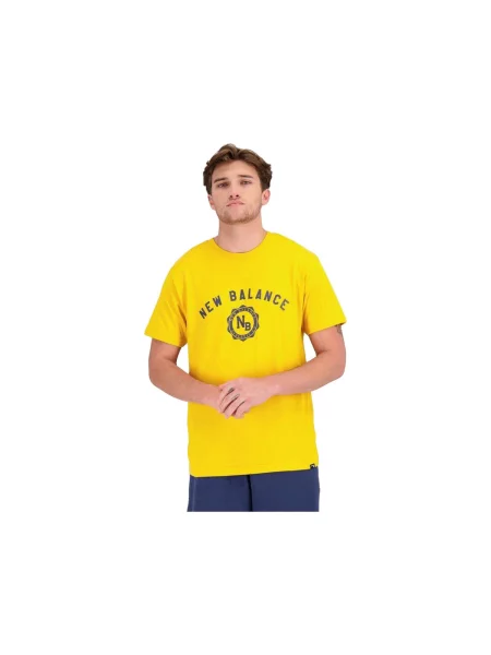 Tričko New Balance žltá
