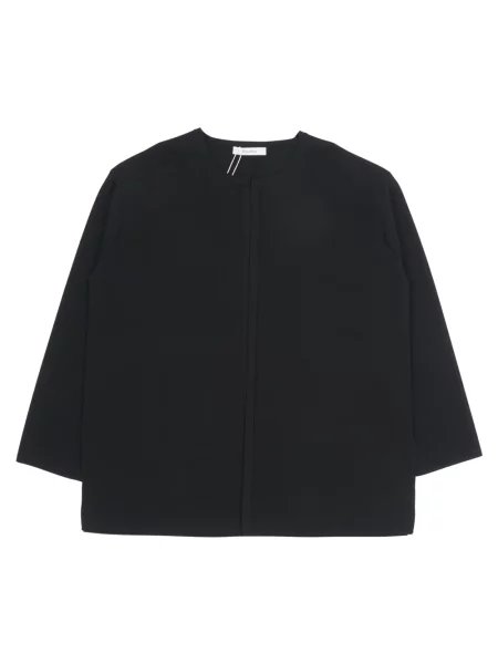 Lniany kardigan Max Mara czarny