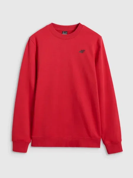 4F bluza bez kaptura M czerwona