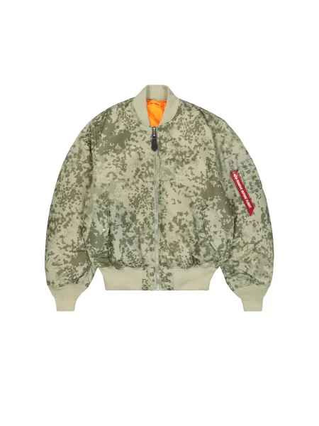 Bomber Alpha Industries Camo Heritage Forest Camo M πορτοκαλί