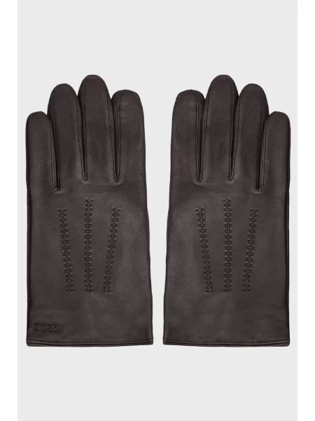 Перчатки Boss коричневые
