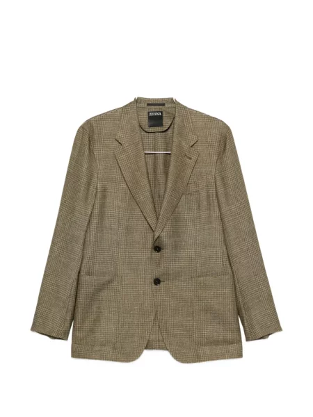 Geacă Zegna cu rever verde