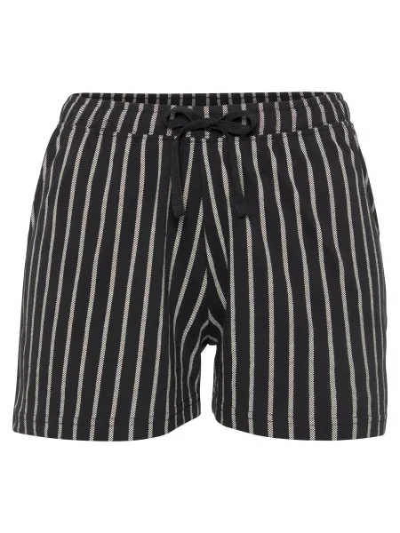 VIVANCE Pyžamové kalhoty béžová černá