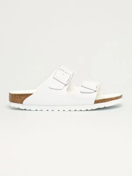 Pantofle BIRKENSTOCK Arizona BF Narrow triples white bílé