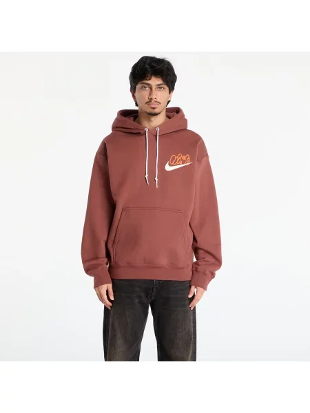 Суитшърт Nike Solo Swoosh Fleece Hoodie Red Sepia XS червено